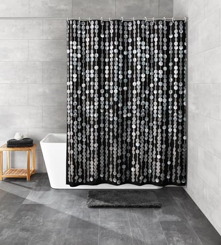 kleine-wolke-duschvorhang-textil-perla-schwarz-180-x-200-cm image 5