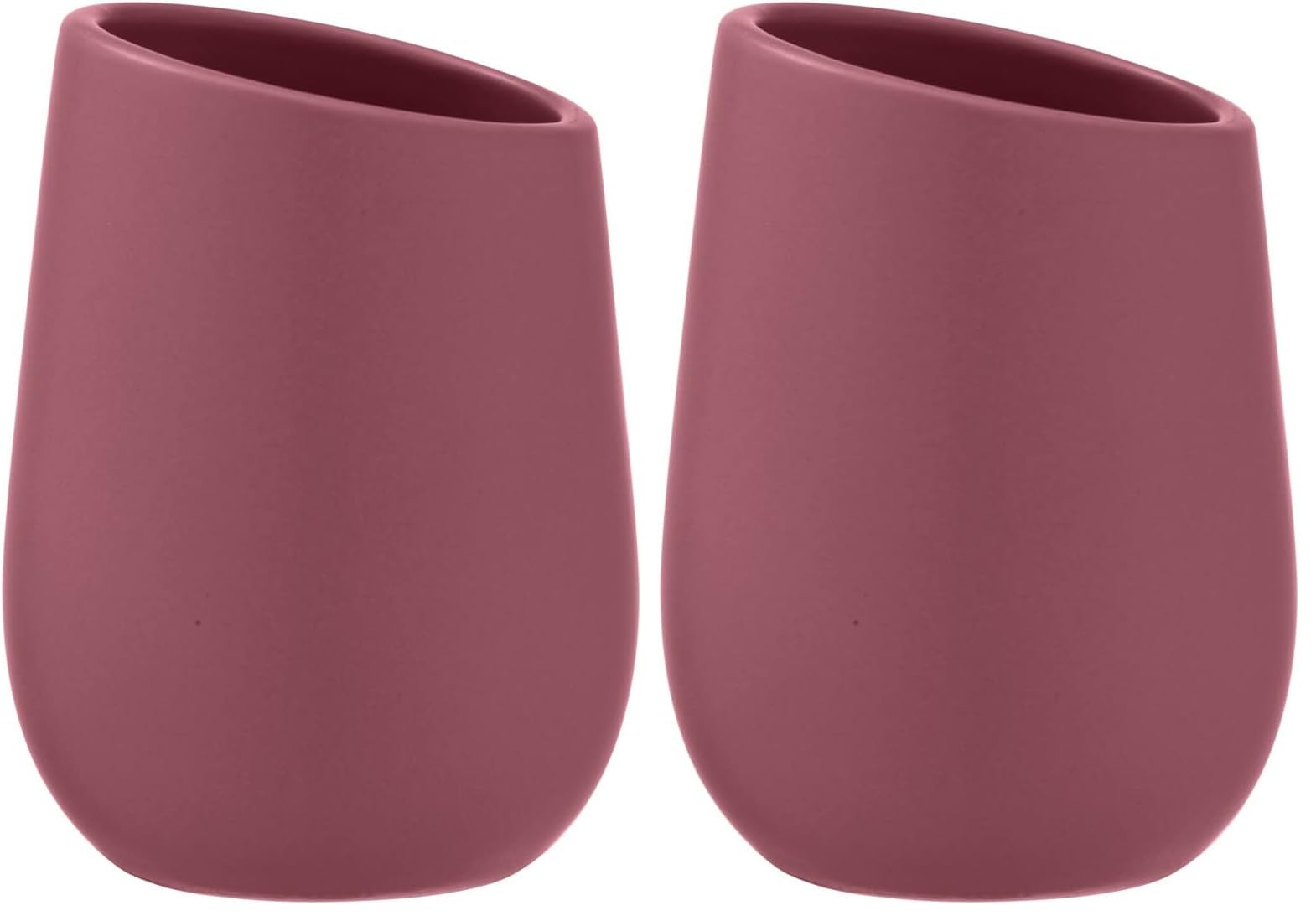 wenko-badi-zahnputzbecher-keramik-matt-wei-8-x-11-cm image 7