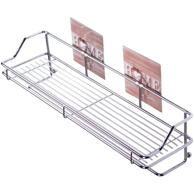 sanilo-duschablage-home-ohne-bohren-edelstahl-40-x-11-2-x-10-cm image 1
