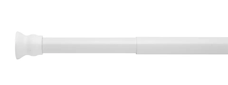 ridder-duschvorhangstange-110-185-cm-25-mm-aluminium-wei image 1
