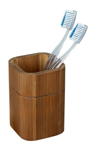 wenko-zahnb-rstenhalter-serro-bambus-braun-7-5-x-11-x-7-5-cm-badbecher image 6