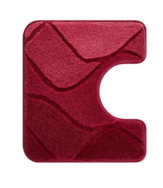 kleine-wolke-wc-vorleger-fiona-bordeaux-55-x-50-cm-mit-ausschnitt image 1