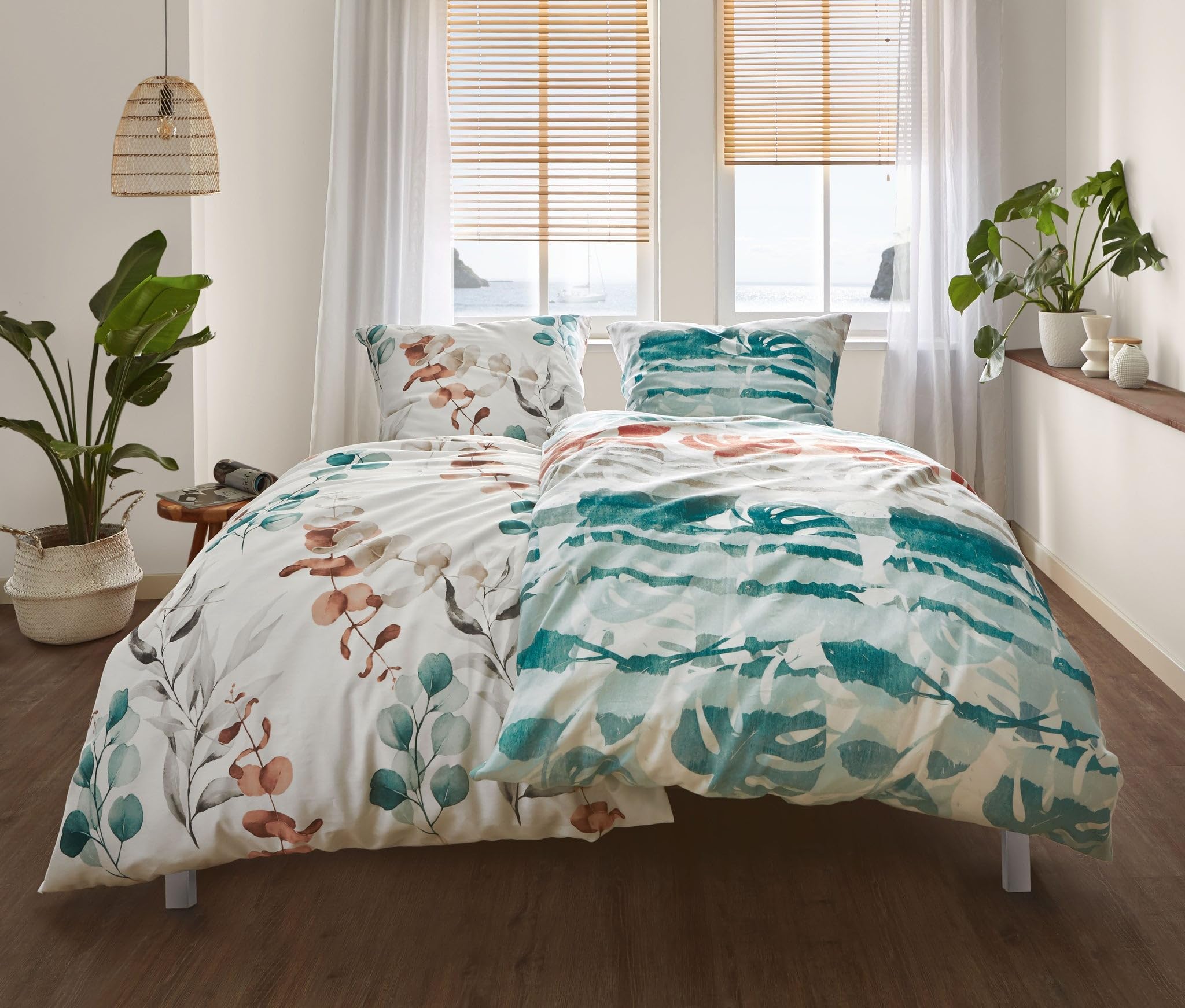 kleine-wolke-bettw-sche-jill-bettw-schegarnitur-monstera-floralprint image 3