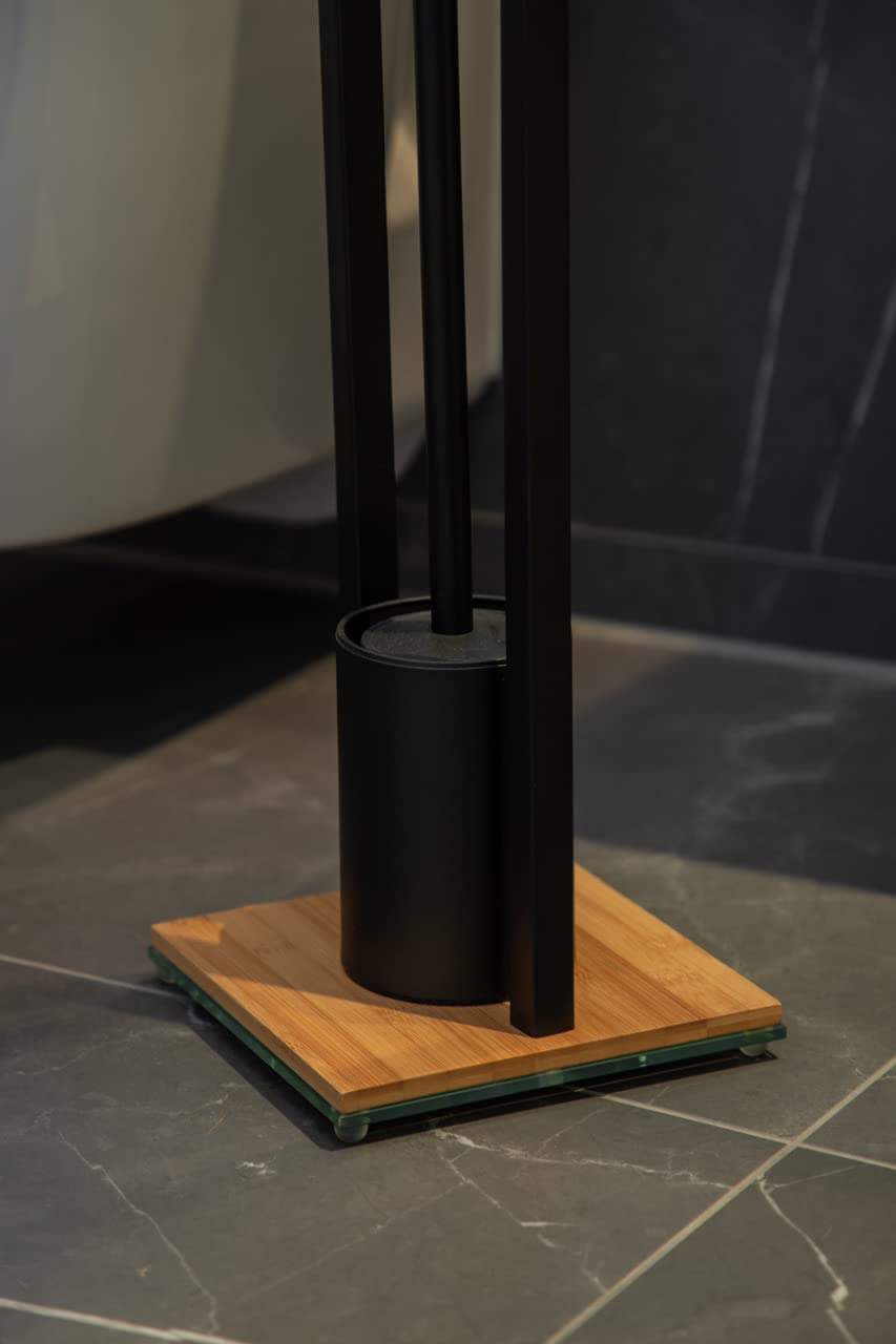 wenko-bambusa-stand-wc-garnitur-18x72-5x18-cm-schwarz-natur image 7