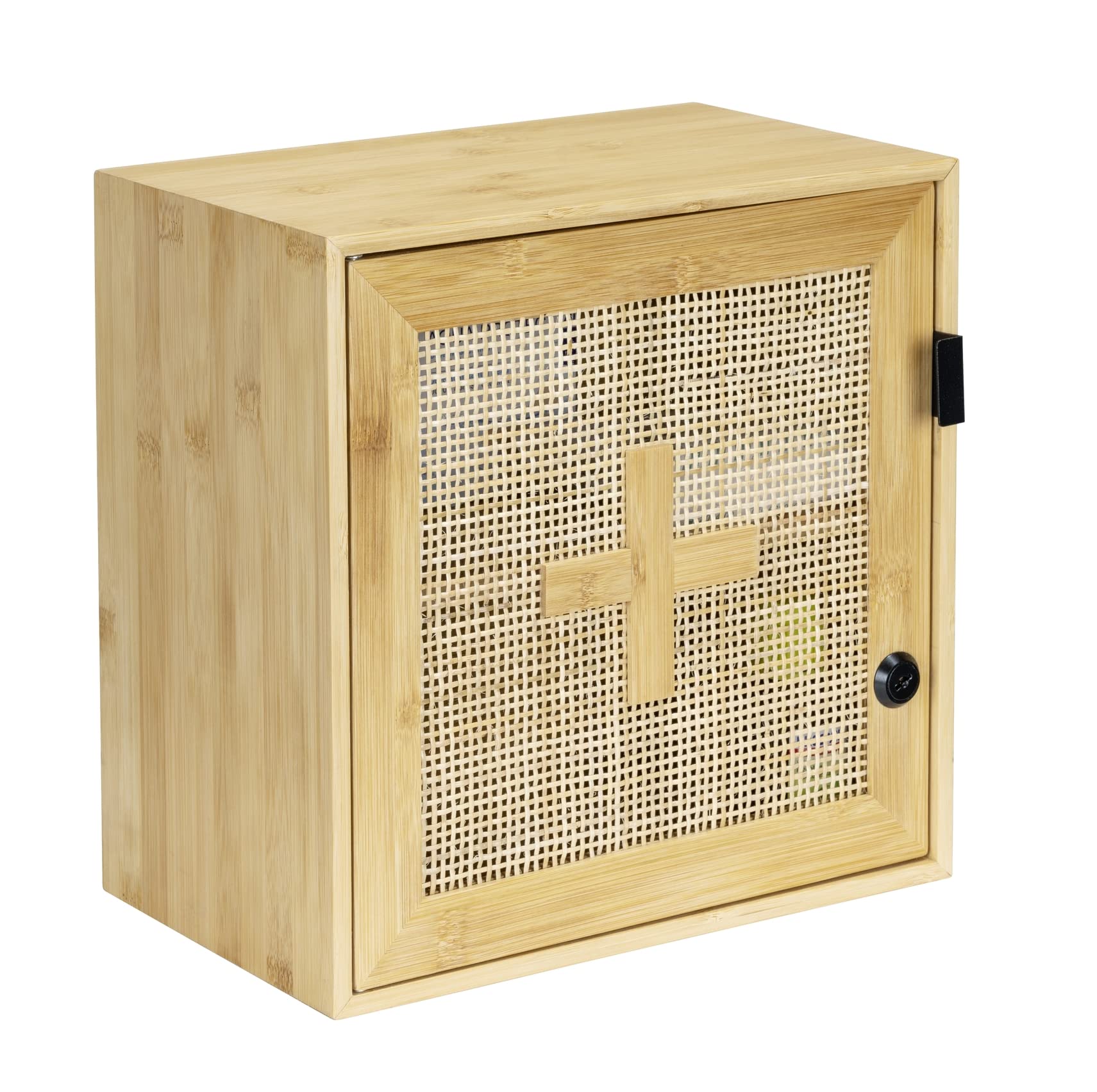 wenko-medikamentenschrank-allegre-bambus-rattan-30-x-30-x-17-8-cm-natur image 8
