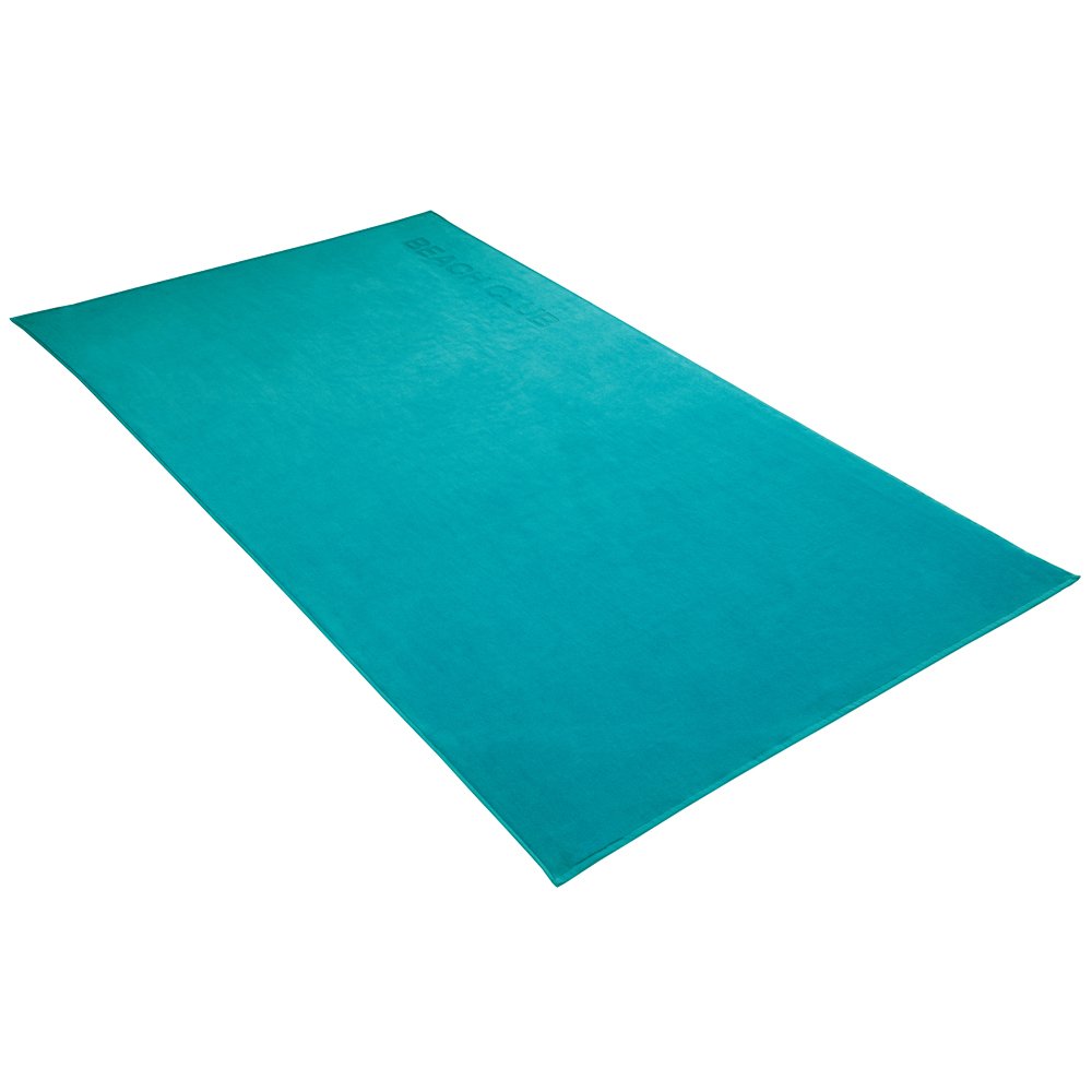 vossen-beach-club-strandtuch-100-x-180-cm-turquoise-velours-100-baumwolle image 5