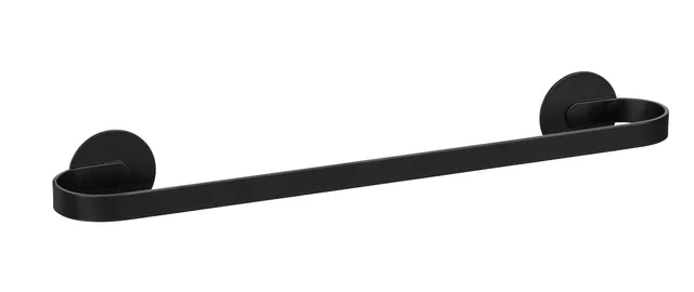 wenko-turbo-loc-badetuchstange-uno-bivio-black-matt-40-cm-aluminium image 1