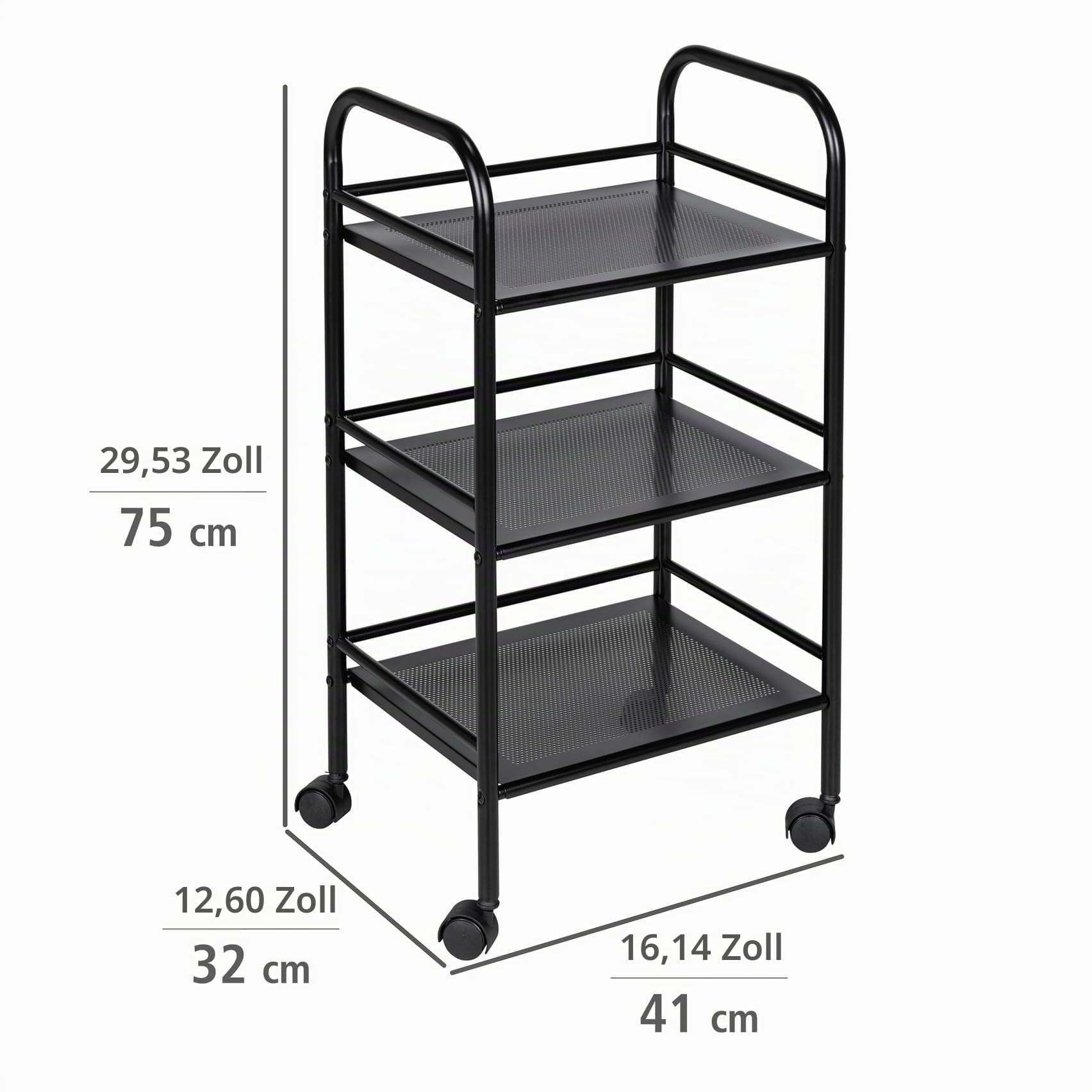 wenko-badwagen-mit-3-etagen-41x75x32-cm-schwarz-mit-rollen image 4