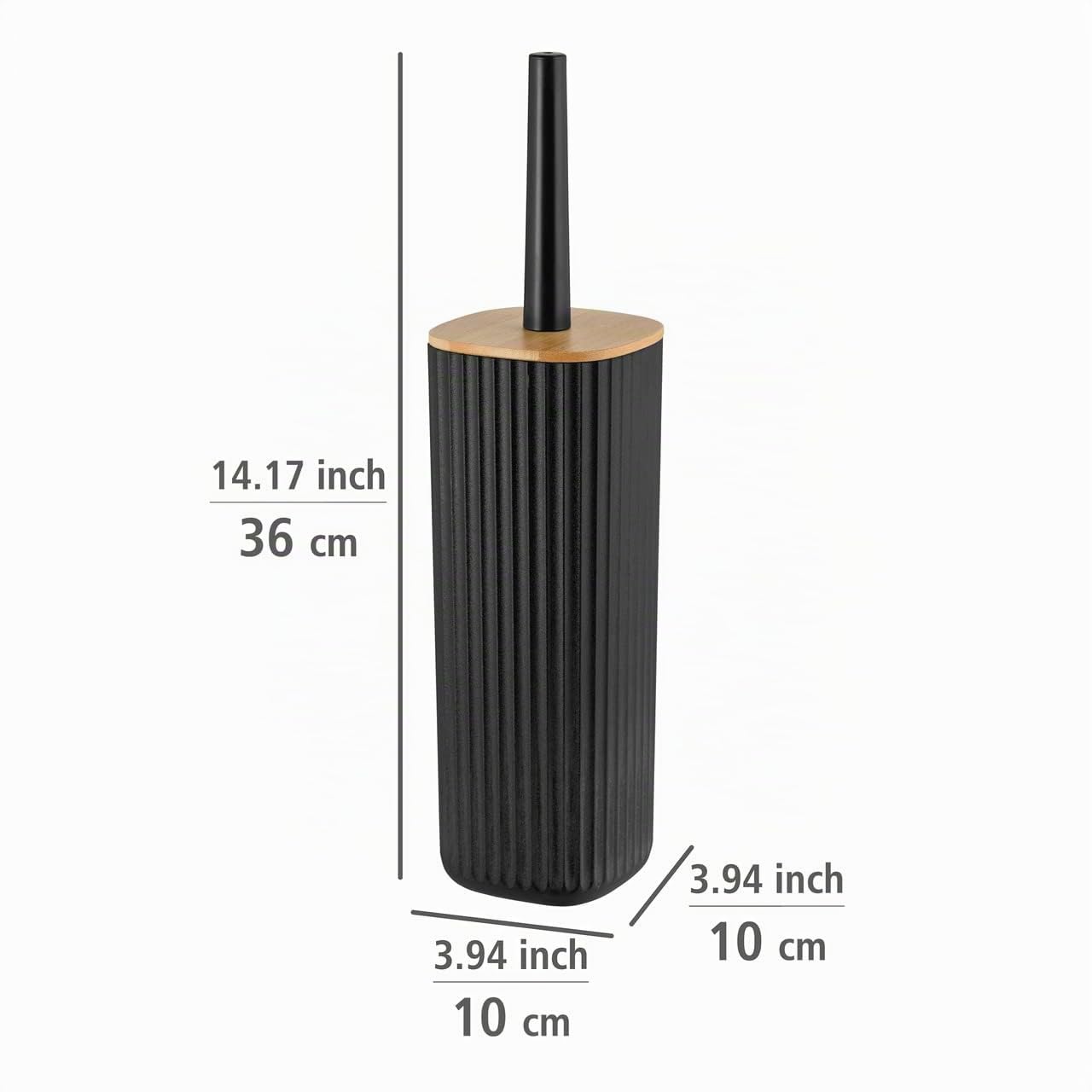 wenko-rotello-wc-garnitur-geschlossen-10-x-36-cm-schwarz-natur-mit-bambus-deckel image 4