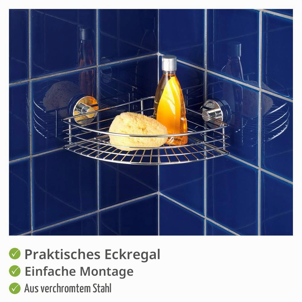 wenko-vacuum-loc-eckablage-bari-wandregal-ohne-bohren-verchromt-35-x-9-x-22-5-cm image 3