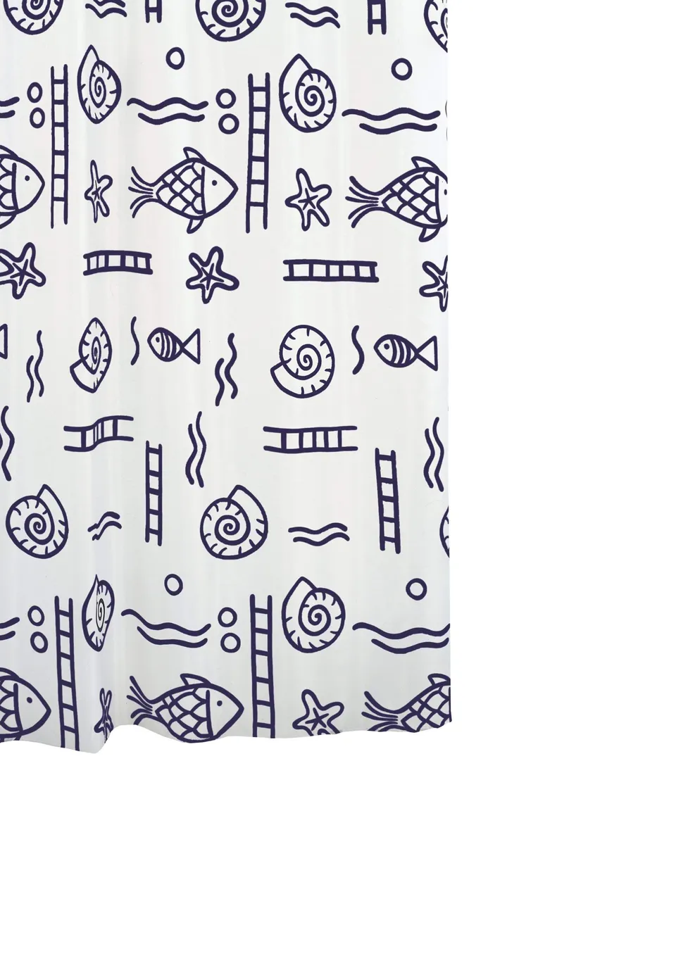 ridder-duschvorhang-textil-neptun-240-x-180-cm-blau-mit-ringen image 1
