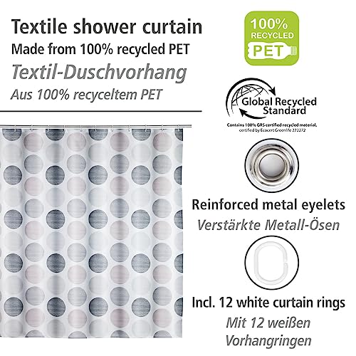wenko-pastell-dots-duschvorhang-180-x-200-cm-polyester-mehrfarbig-inkl-12-ringe image 7