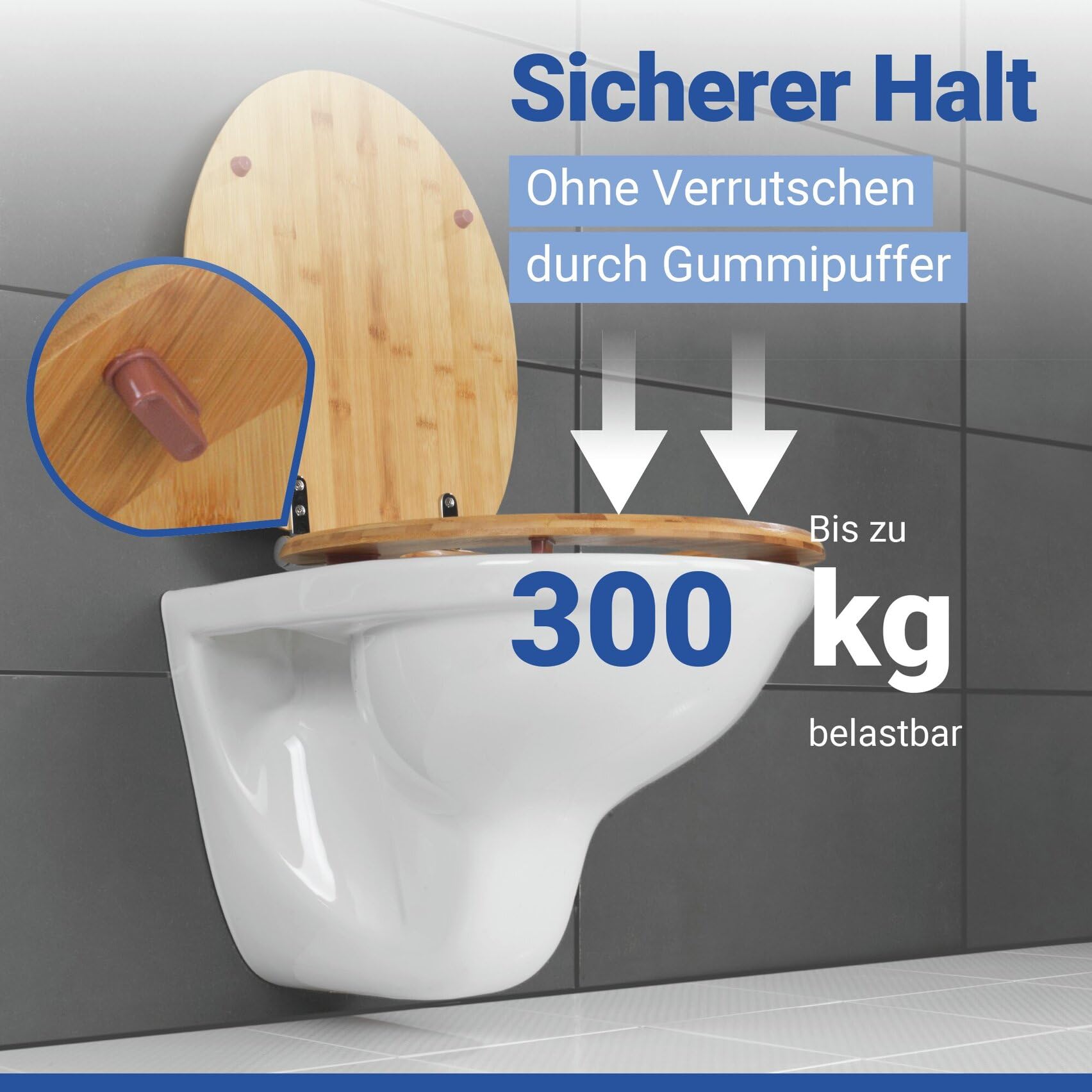 wenko-bambusa-wc-sitz-braun-bambus-toilettendeckel-oval-mit-absenkautomatik-bis- image 2