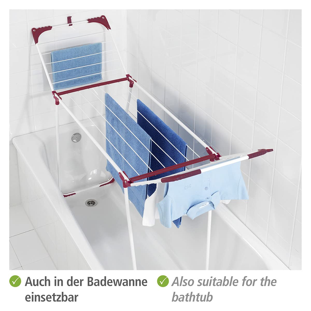 wenko-w-schetrockner-summer-dry-13-m-metall-wei-153-x-76-x-46-cm image 4