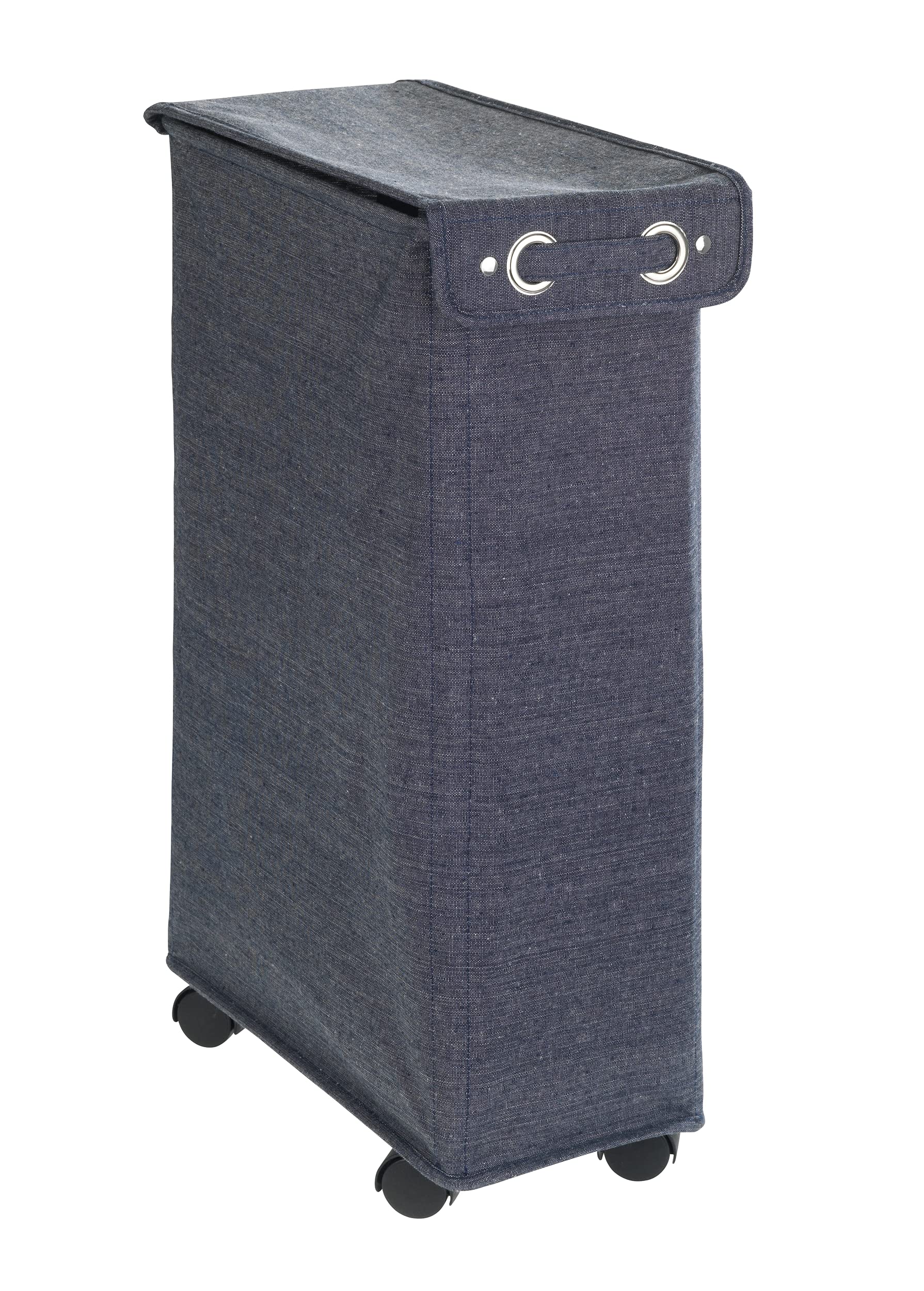 wenko-w-schesammler-corno-prime-blau-schmaler-w-schekorb-mit-deckel-43-l image 1