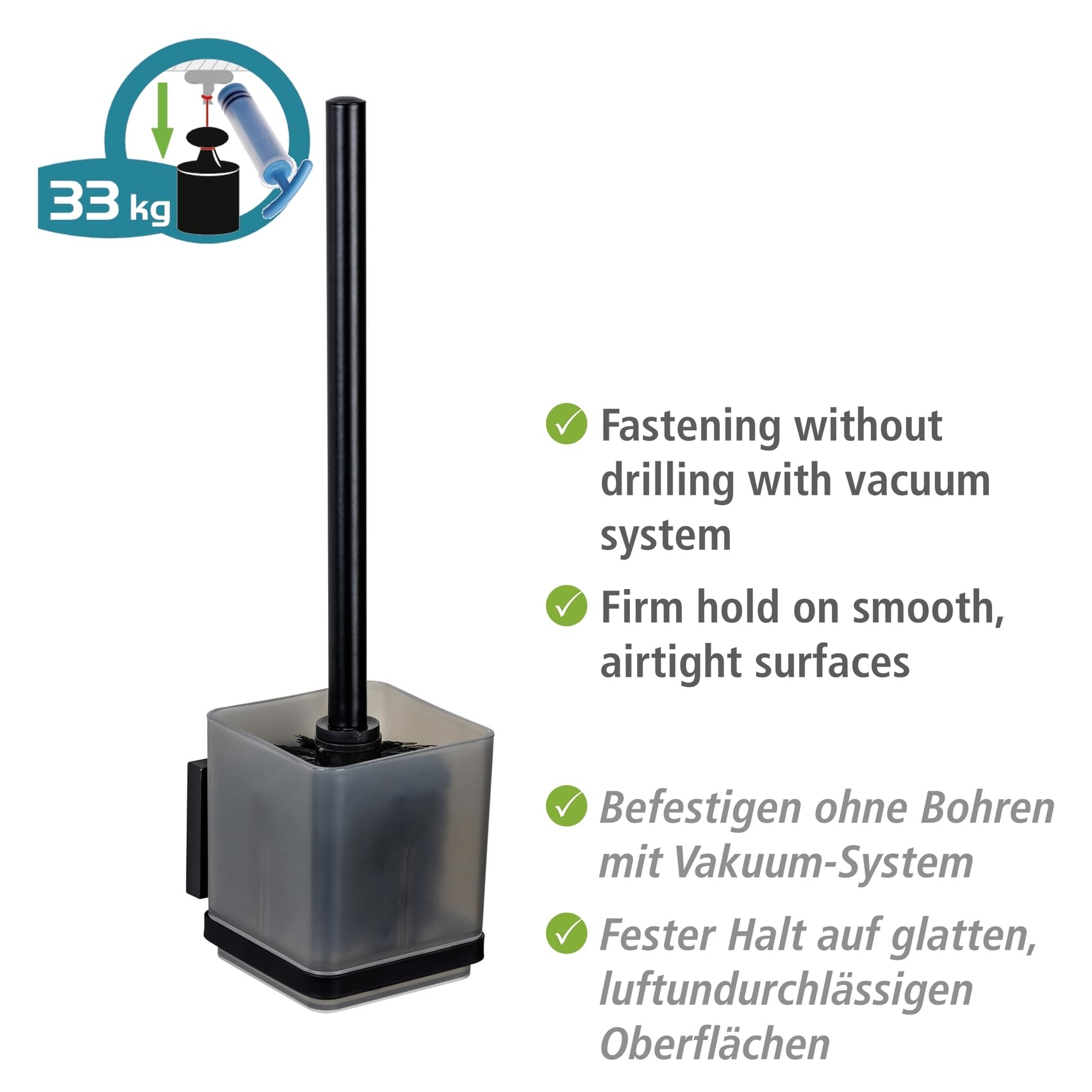 wenko-quadro-wc-garnitur-vacuum-loc-mit-b-rste-schwarz image 3