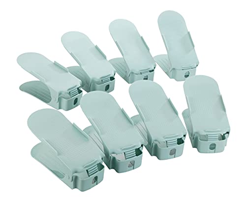 wenko-schuhstapler-8er-set-pastellgr-n-24-2-x-8-5-x-10-7-cm image 2
