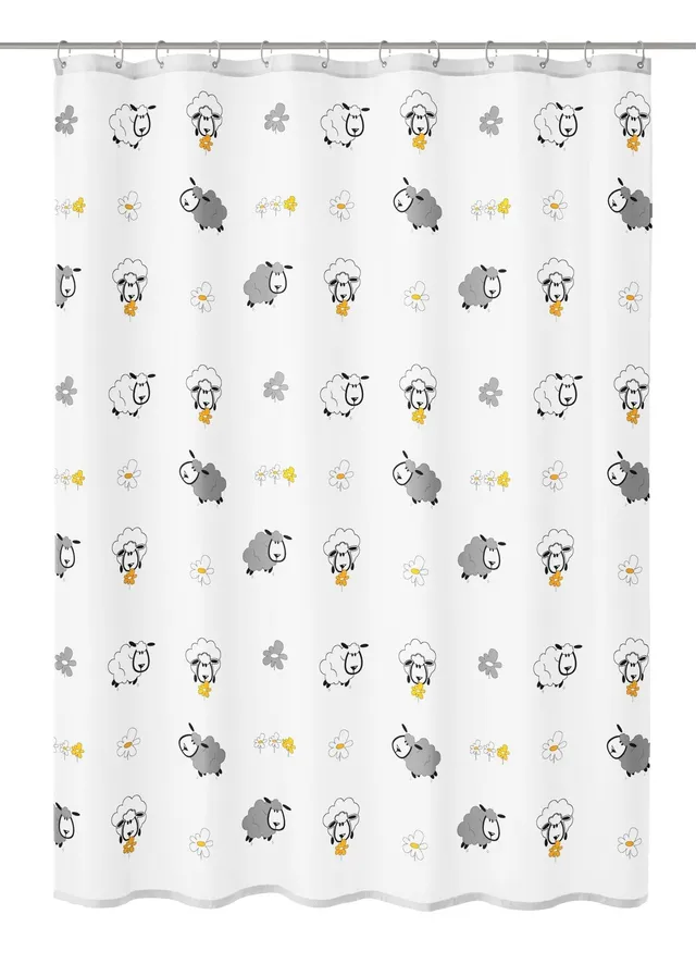 kleine-wolke-duschvorhang-sheep-multicolor-180-x-200-cm-textil-oeko-tex image 1