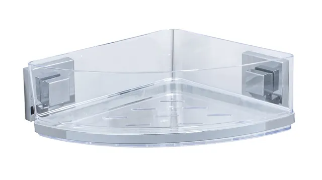wenko-vacuum-loc-eckregal-quadro-uno-duschregal-ohne-bohren-edelstahl image 1