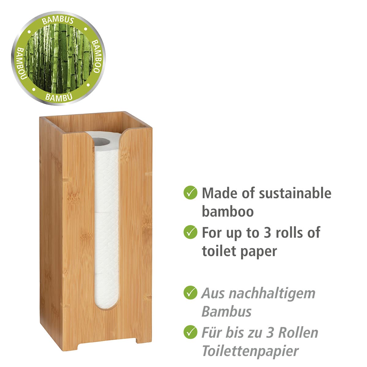 wenko-toilettenpapier-ersatzrollenhalter-bambusa-natur-15-x-35-5-x-14-cm image 2
