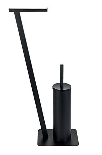 wenko-stand-wc-garnitur-lirio-wc-papierhalter-mit-b-rste-schwarz-matt image 8