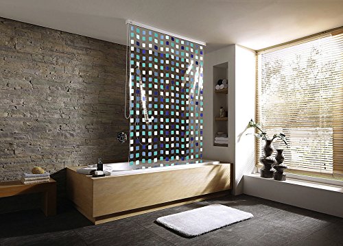 kleine-wolke-duschrollo-mit-alu-kassette-mosaik-blue-134-x-240-cm image 3