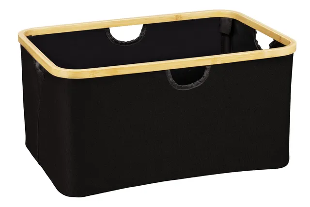 wenko-w-schekorb-ecori-natur-schwarz-32-liter-54-x-26-x-36-cm image 1
