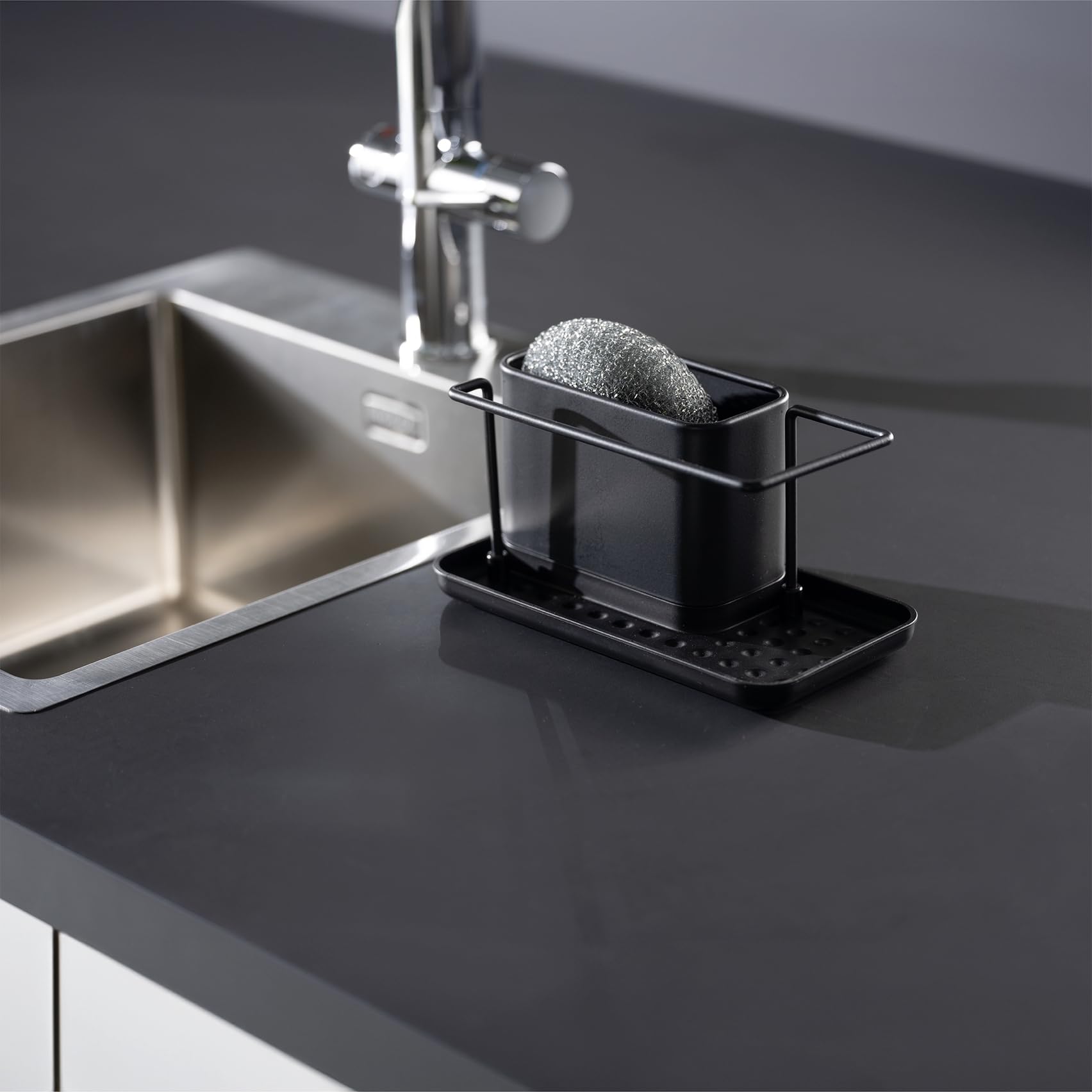 wenko-orio-sp-lorganizer-black-outdoor-kitchen-edelstahl-caddy-schwarz image 7