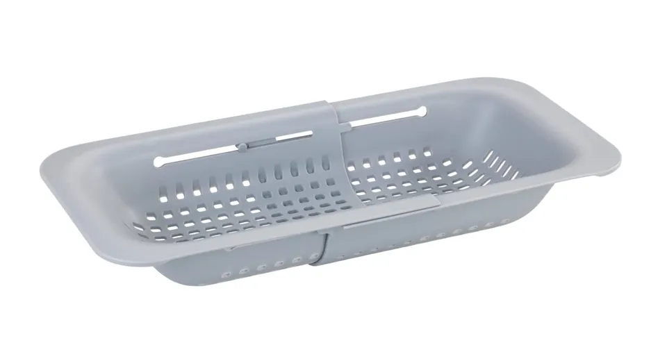 wenko-sp-lbecken-sieb-sivo-ausziehbar-bis-50-cm-hellgrau image 1