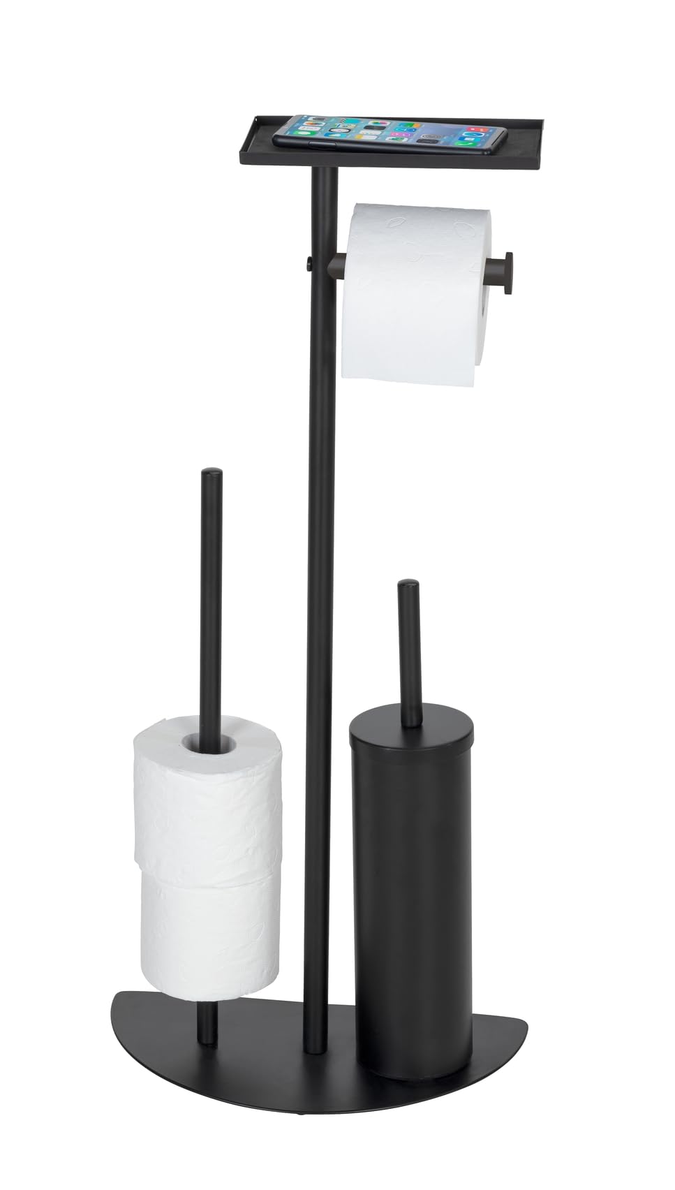 wenko-cosenza-neo-stand-wc-garnitur-4-in-1-edelstahl-schwarz-matt-32-5-x-72-x-17 image 6