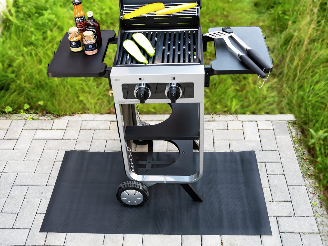 wenko-black-outdoor-kitchen-spritzschutzmatte-120-x-60-cm-schwarz image 7
