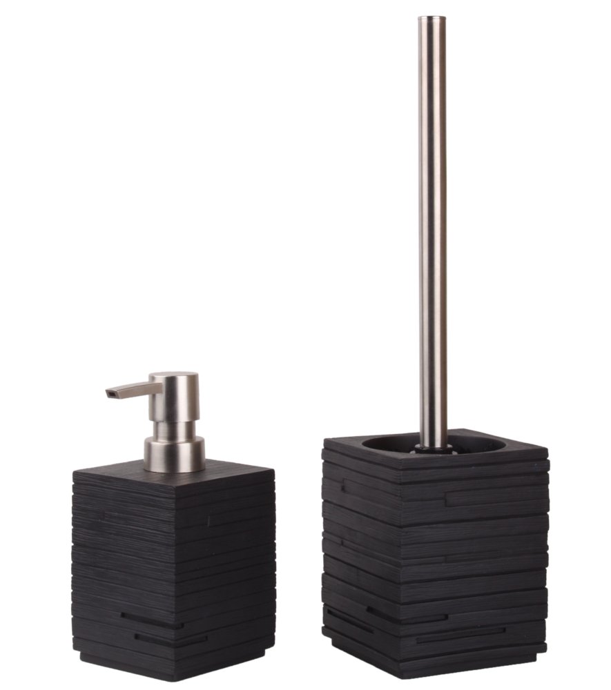 sanilo-bad-set-calero-black-seifenspender-480-ml-wc-b-rste-edelstahl image 1