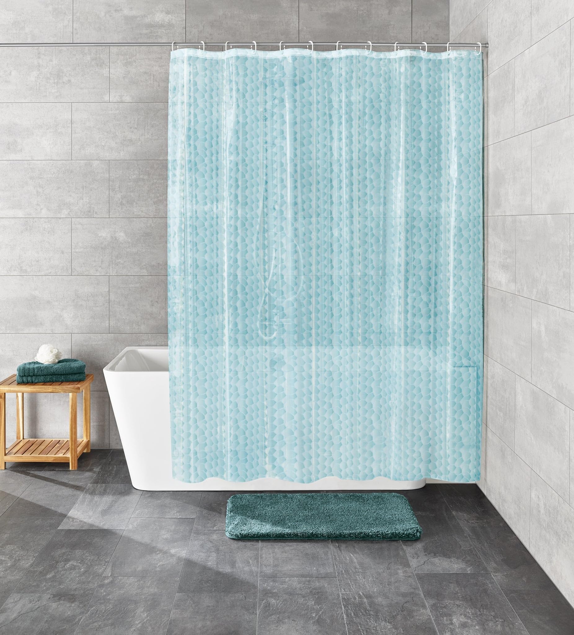 kleine-wolke-duschvorhang-peva-soapy-wasserblau-180-x-200-cm image 2