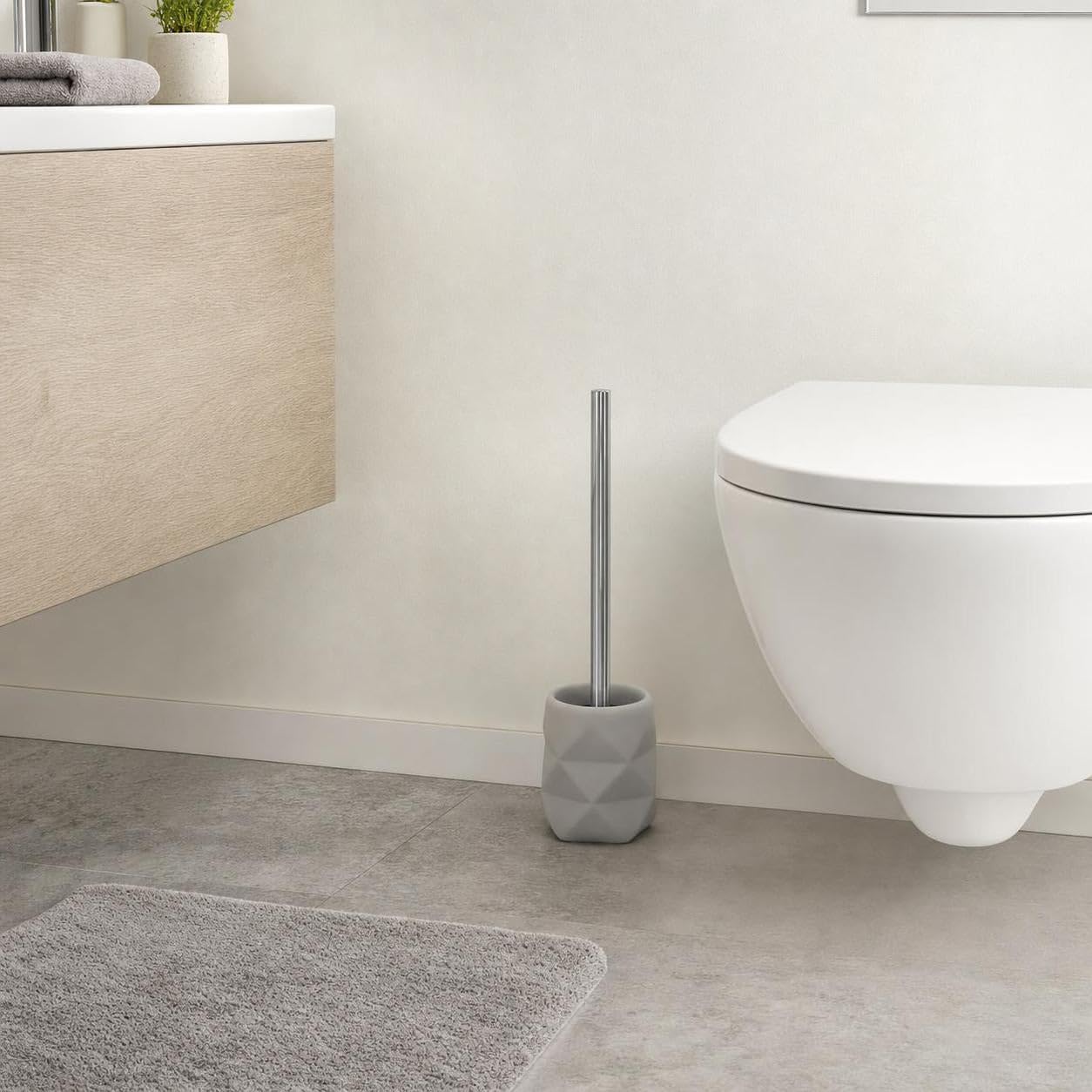 kleine-wolke-wc-b-rsten-halter-crackle-platinfarben image 2