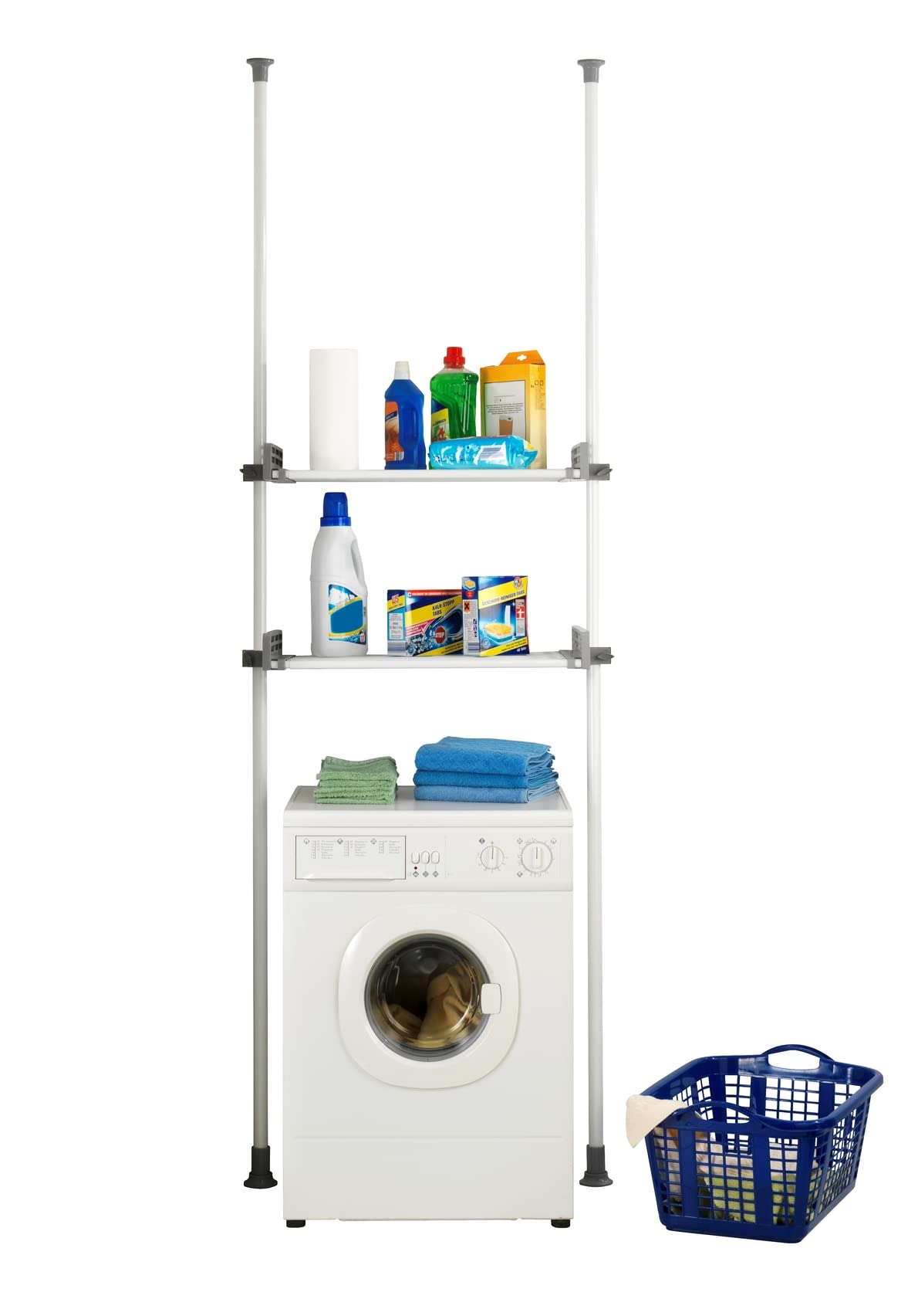 wenko-herkules-twin-teleskop-system-verstellbares-regal-73-120-x-165-300-x-42-5- image 2