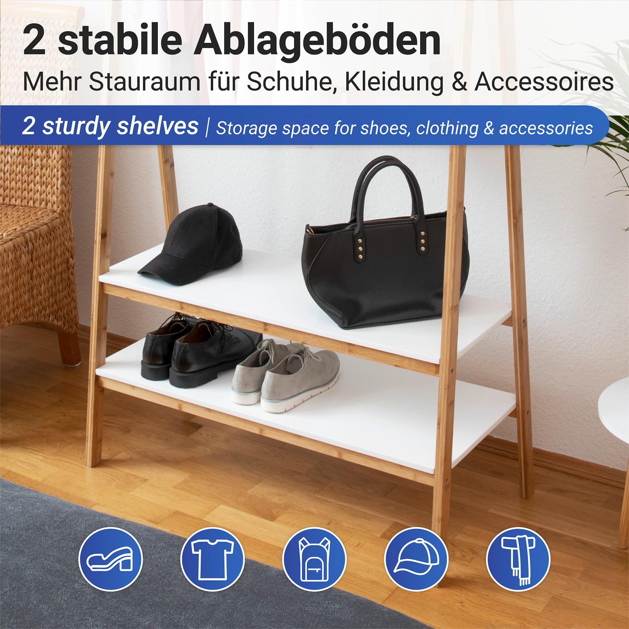 wenko-finja-standgarderobe-95-x-172-x-42-cm-bambus-braun-wei image 3