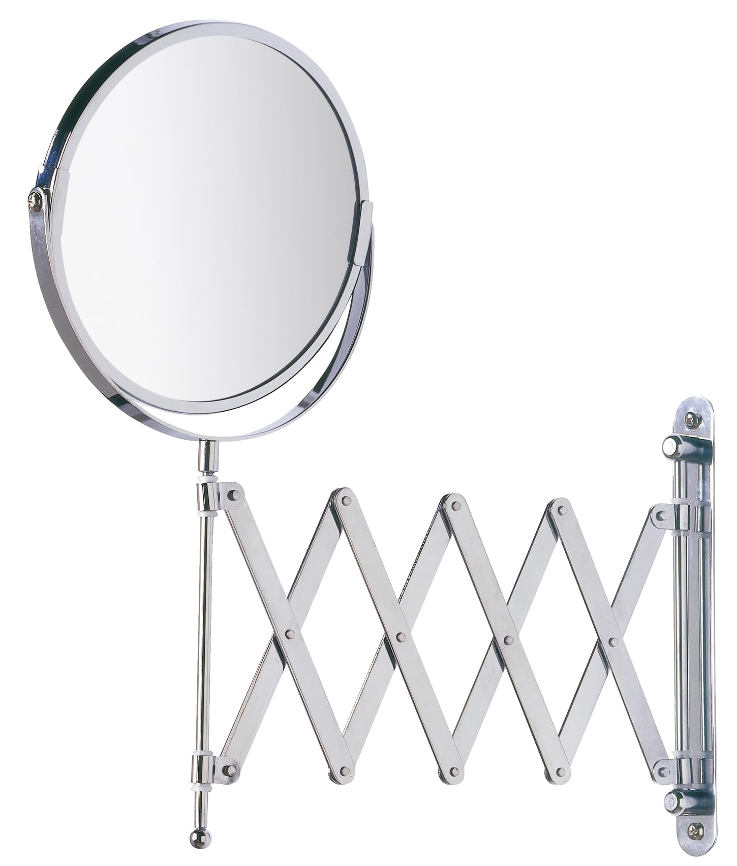 wenko-kosmetik-wandspiegel-teleskop-exclusiv-wand-kosmetikspiegel-mit-3-fach-ver image 1