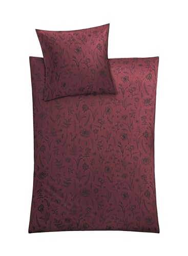 kleine-wolke-bettw-sche-satin-lisse-rot-135-x-200-cm-80-x-80-cm image 8