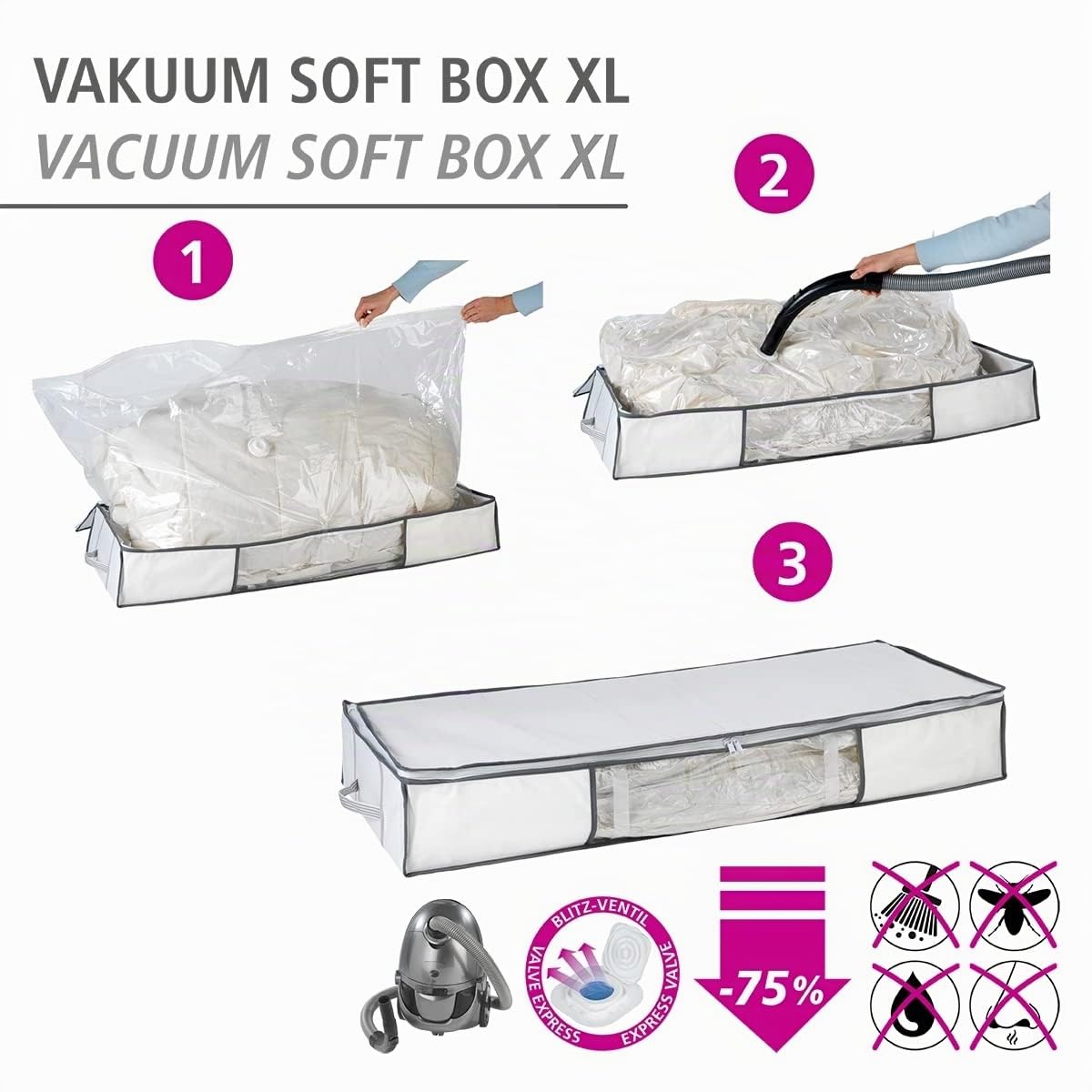 wenko-vakuum-soft-unterbett-box-105x15x45-cm-wei image 2