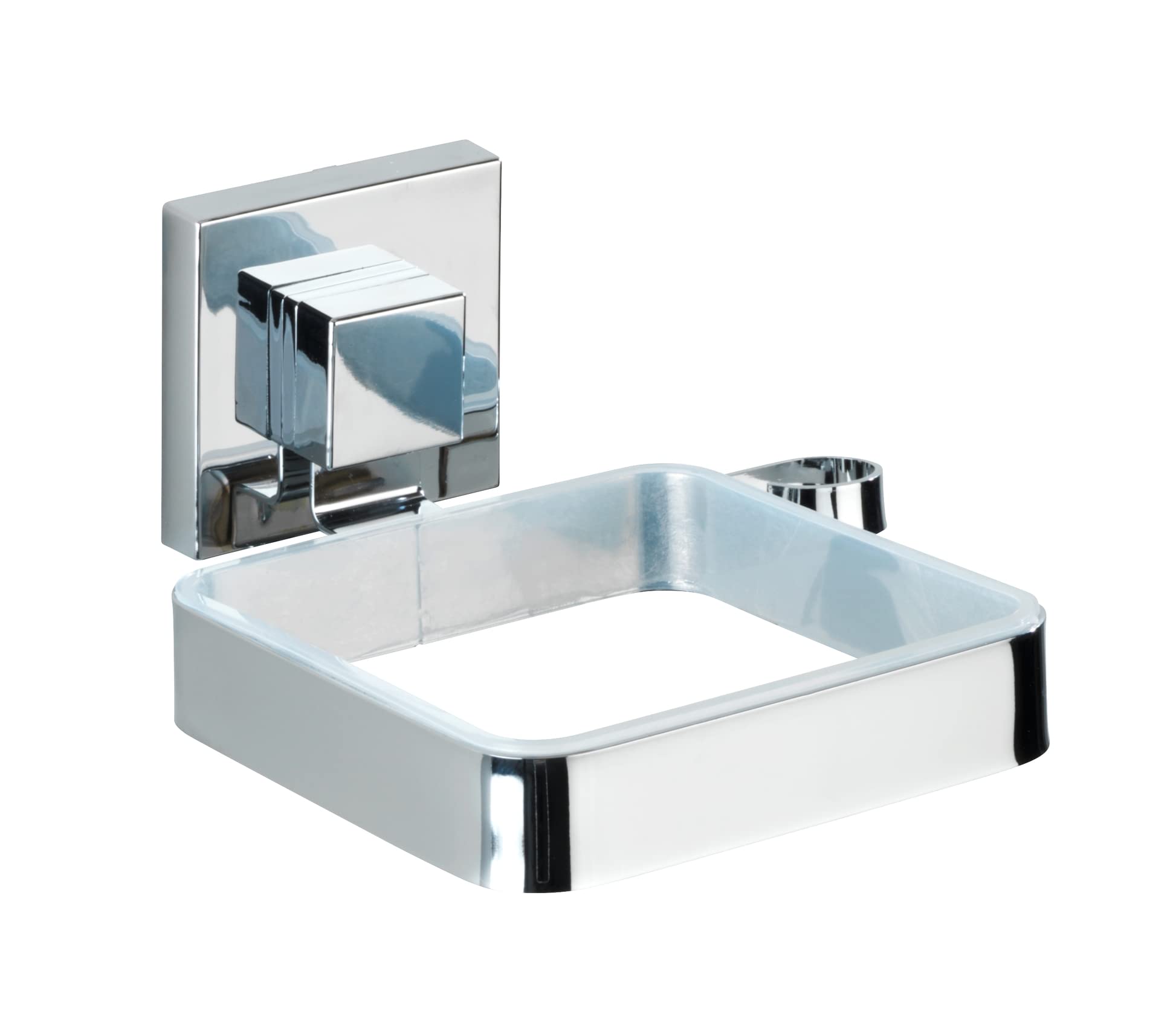 wenko-haartrocknerhalter-quadro-vacuum-loc-edelstahl-14-x-7-5-x-13-5-cm image 1