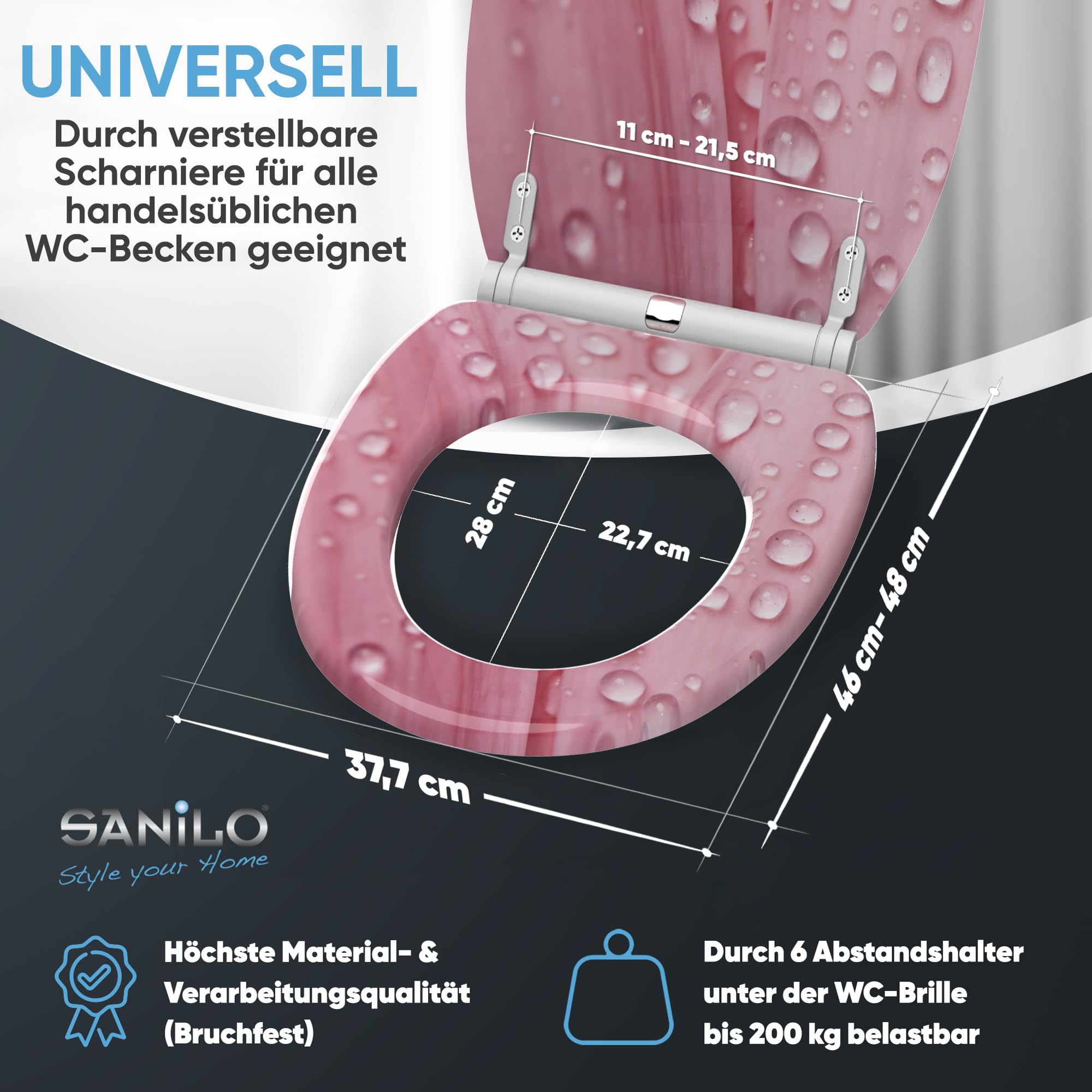 sanilo-wc-sitz-mit-absenkautomatik-quick-release-aus-holz-pink-flower image 5