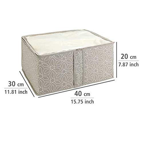 wenko-balance-s-aufbewahrungs-soft-box-mit-sichtfenster-20-x-40-x-30-cm-taupe image 7