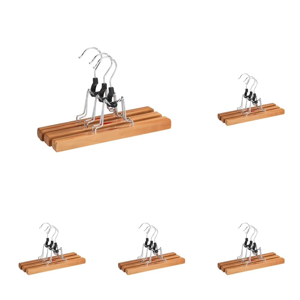 wenko-hosen-klemmb-gel-3er-set-holz-25-cm-naturfarben image 2