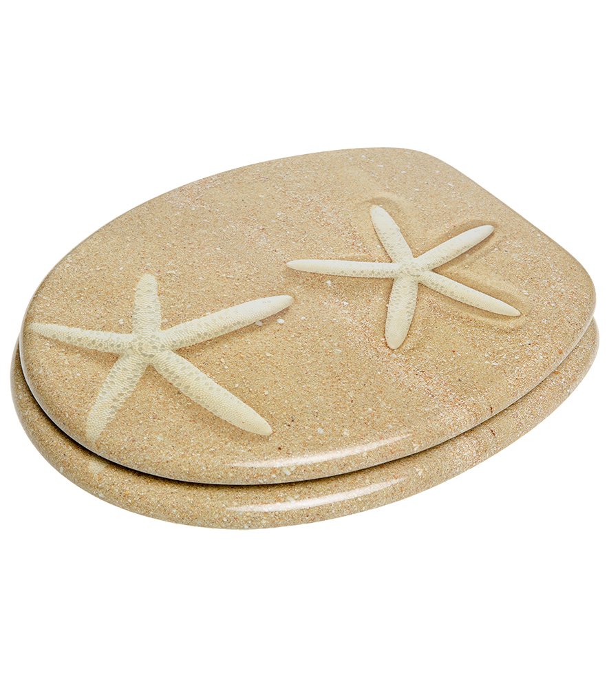 sanilo-wc-sitz-sea-stars-holz-mit-stabilen-scharnieren-universal image 2