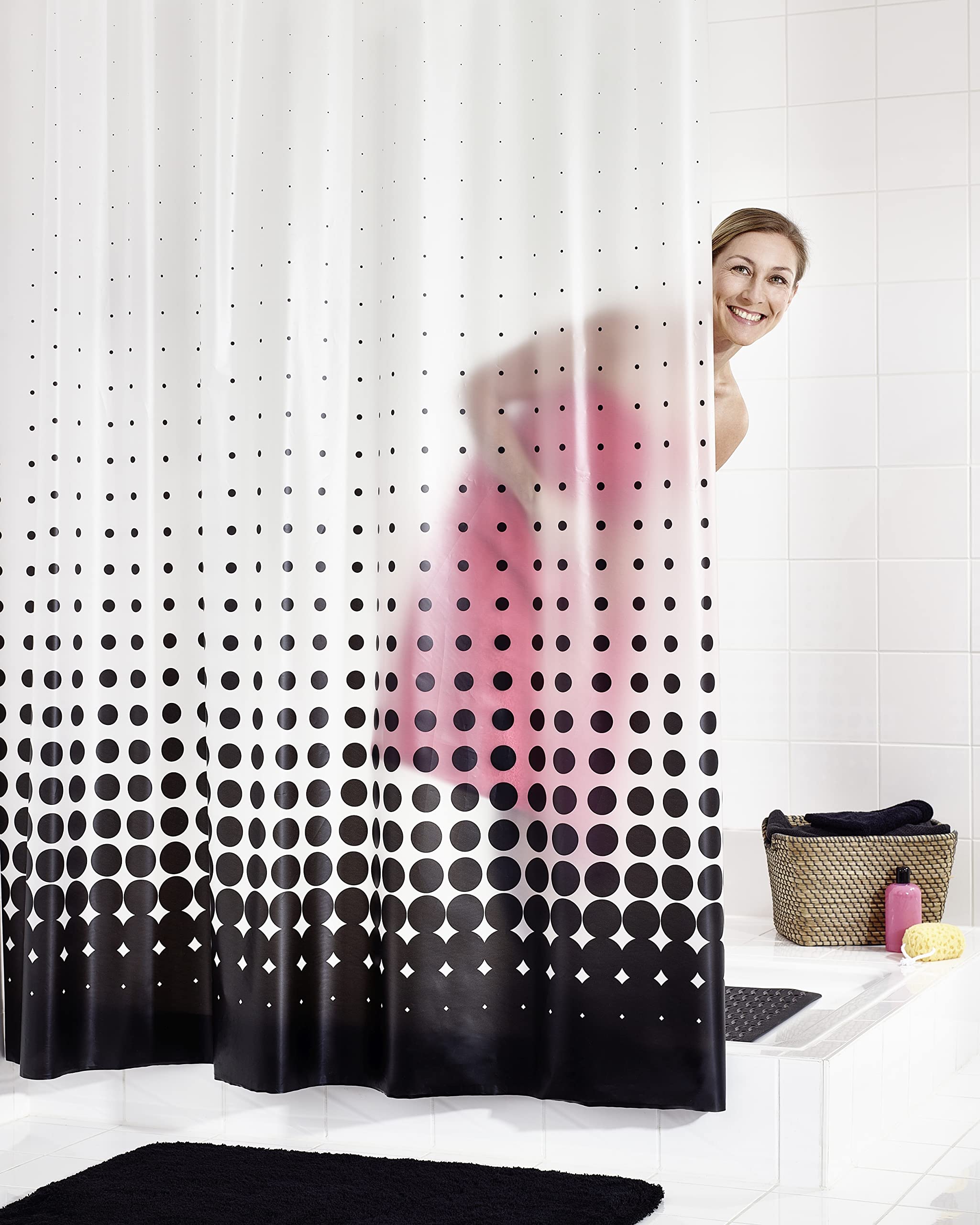 ridder-blacky-folien-duschvorhang-240x180-cm-semitransparent-inkl-ringe image 5
