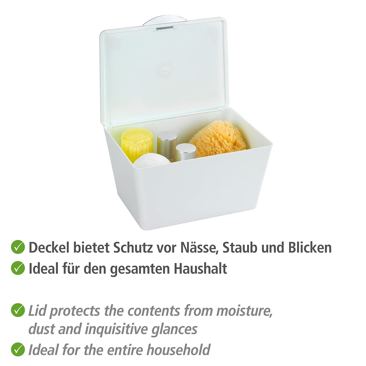 wenko-aufbewahrungsbox-brasil-mit-deckel-19-x-10-x-15-5-cm-wei-badkorb-bpa-frei image 3