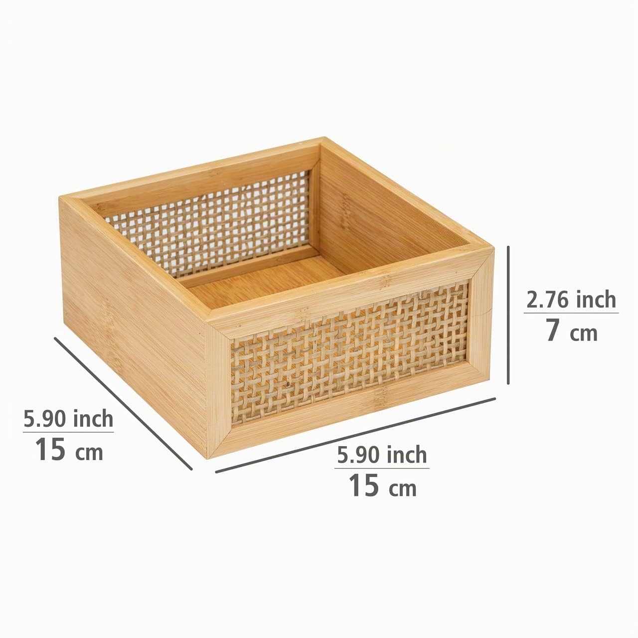 wenko-allegre-m-badablage-bambus-box-mit-rattan-geflecht-15-x-7-x-15-cm-natur image 4