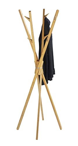wenko-standgarderobe-mikado-aus-bambus-66-5-x-170-x-66-5-cm-braun image 5