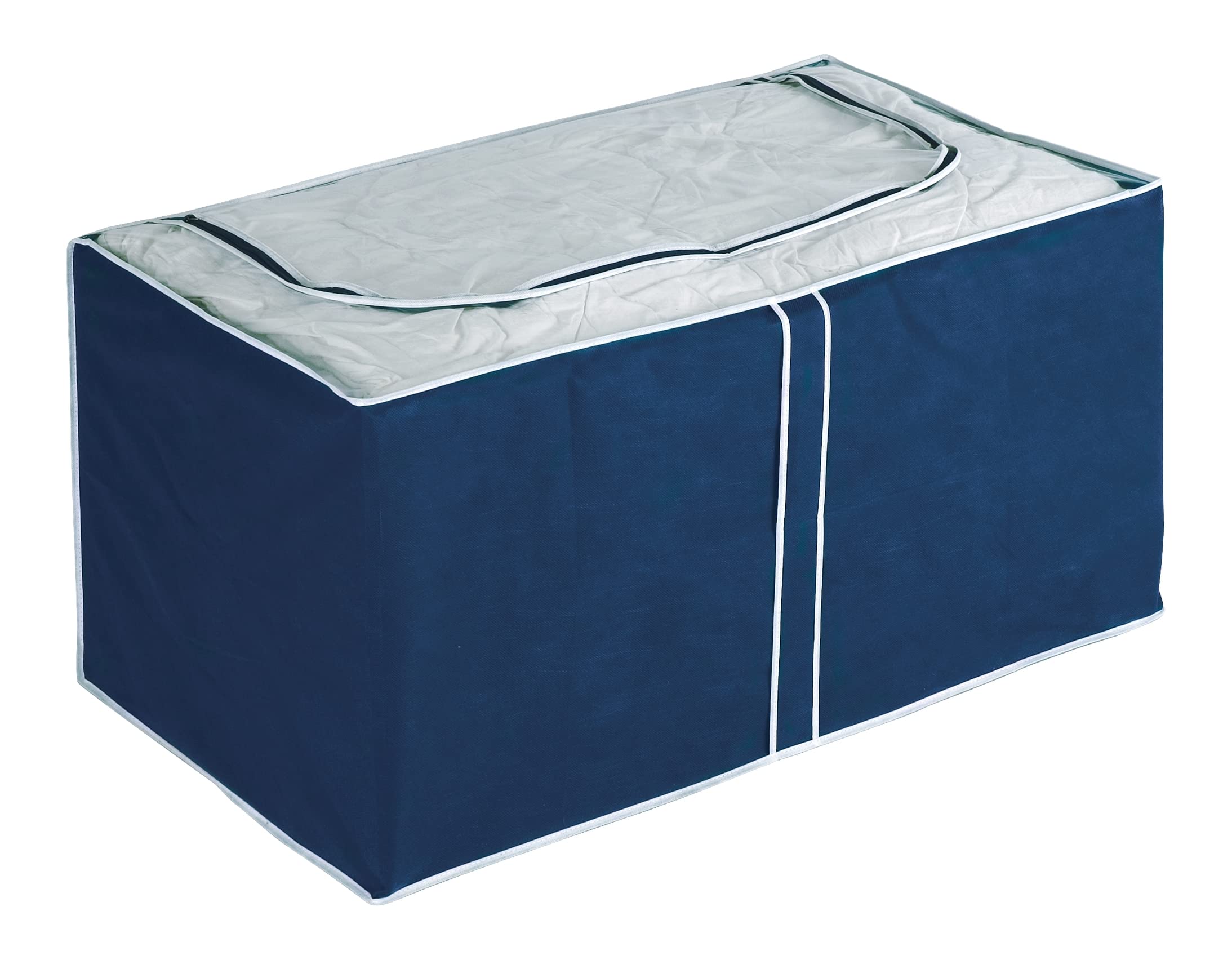 wenko-jumbo-box-air-aufbewahrungsbox-91-x-48-x-53-cm-navy-vlies image 2
