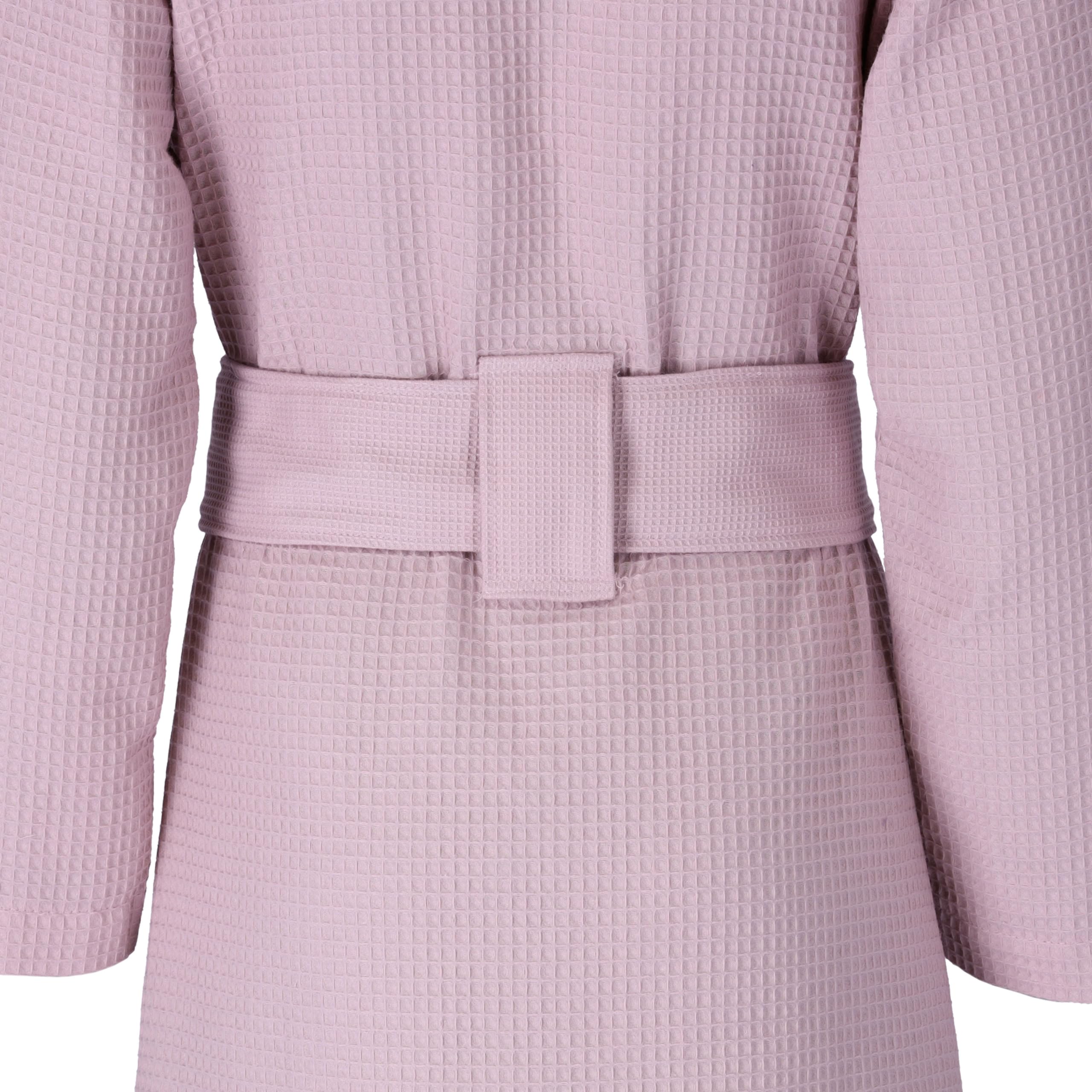 vossen-damen-bademantel-catania-sea-lavender-xs-waffelpiqu image 4